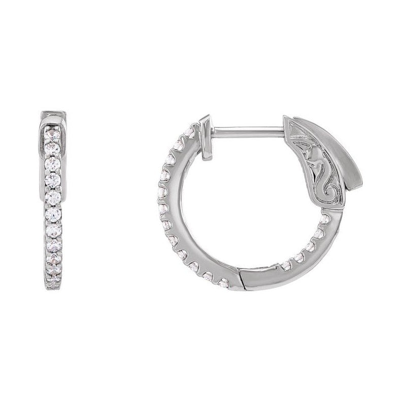 Inside-Outside Hoop Earrings
