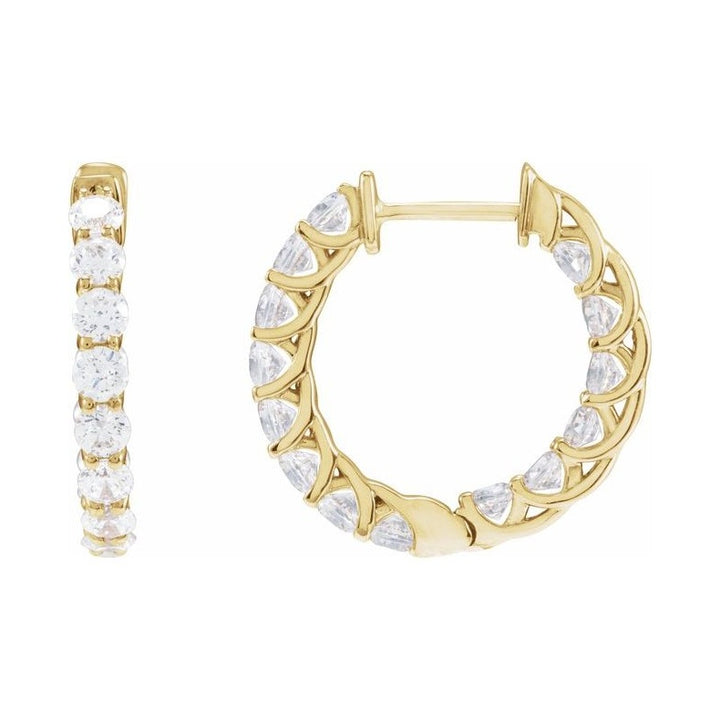 Inside-Outside Hoop Earrings