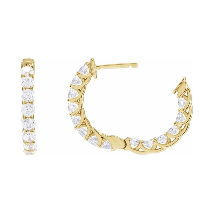 Inside-Outside Hoop Earrings