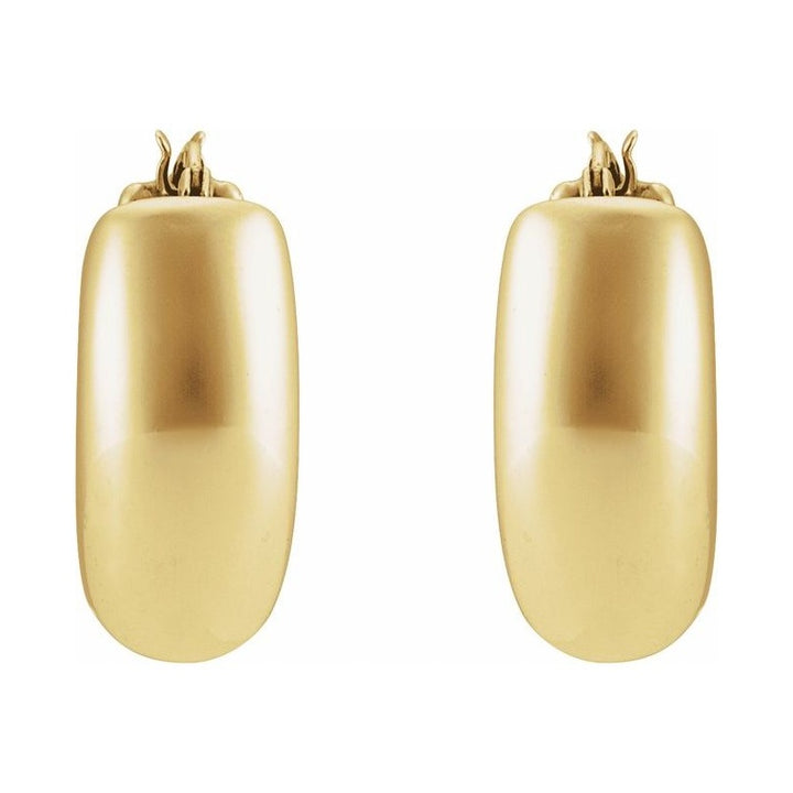 Electroform Hoop Earrings