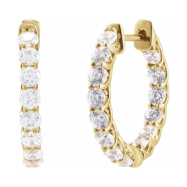 Inside-Outside Hoop Earrings