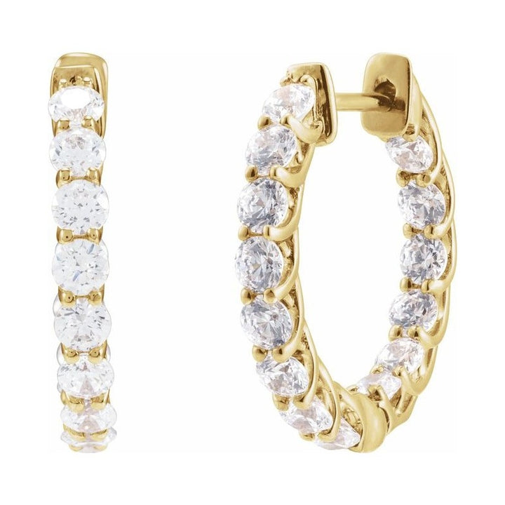 Inside-Outside Hoop Earrings