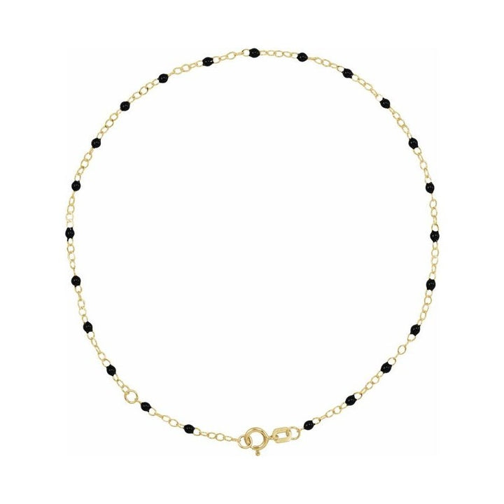 2 mm Enamel Bead Adjustable Chain