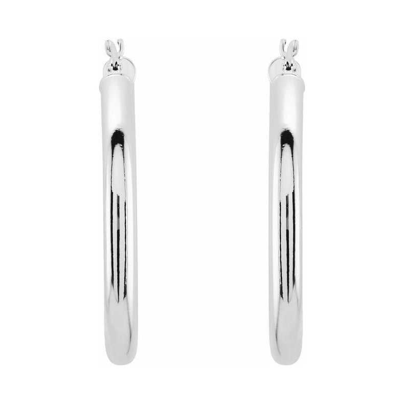 Tube Hoop Earrings
