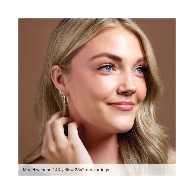 Tube Hoop Earrings