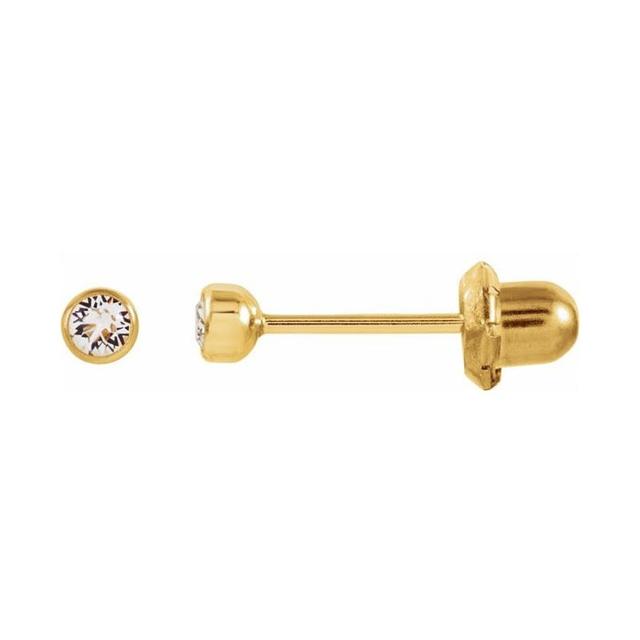 Imitation Crystal Inverness® Piercing Stud Earrings