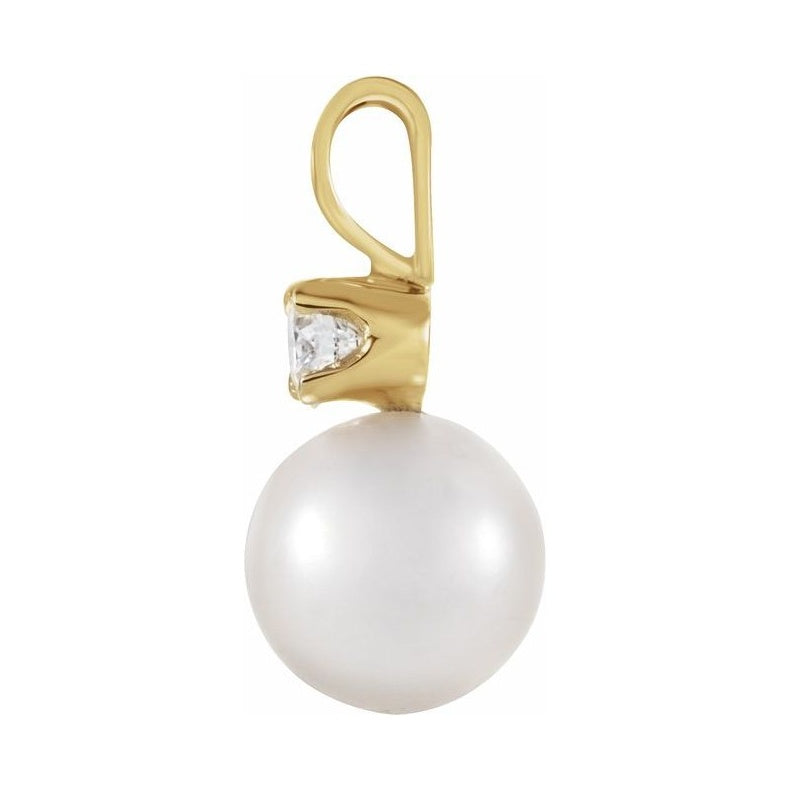 Accented Pearl Pendant