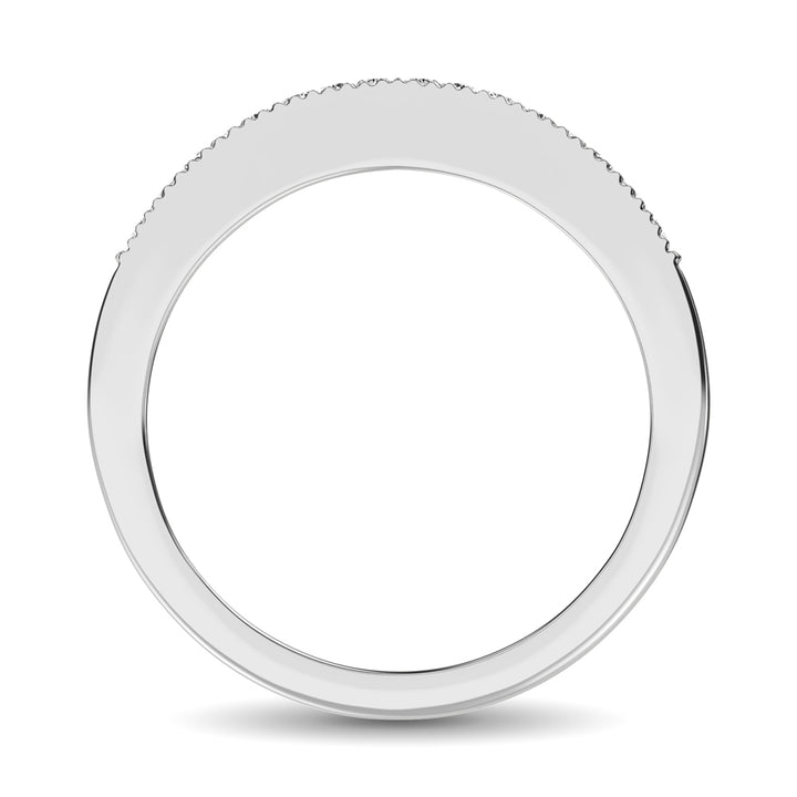 14K White Gold 1/5 Ct.Tw. Diamond Anniversary Band
