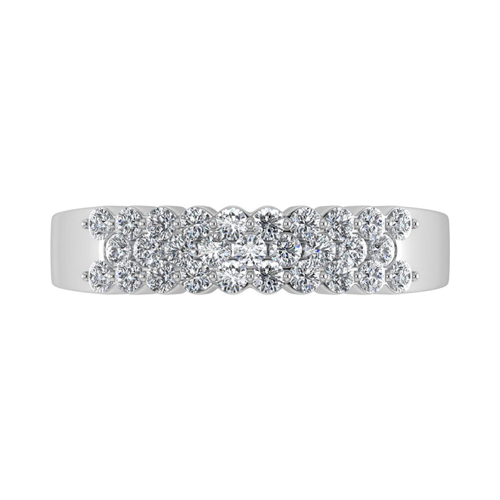 Diamond 1/2 Ct.Tw. Fashion Band in 14K White Gold
