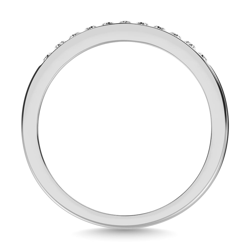 10K White Gold 1/4 Ct.Tw. Diamond Anniversary Band