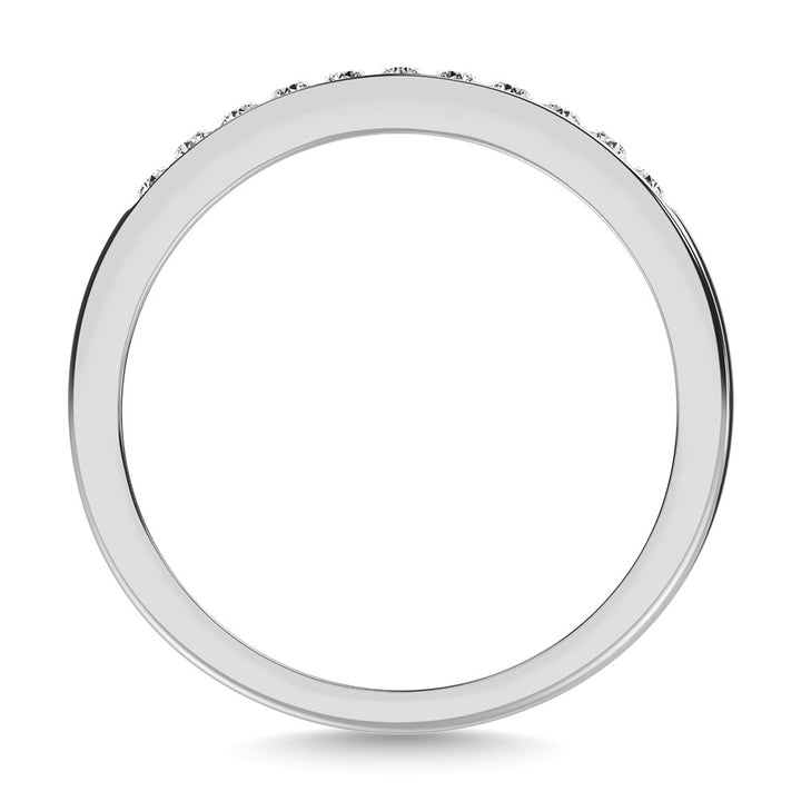 10K White Gold 1/4 Ct.Tw. Diamond Anniversary Band