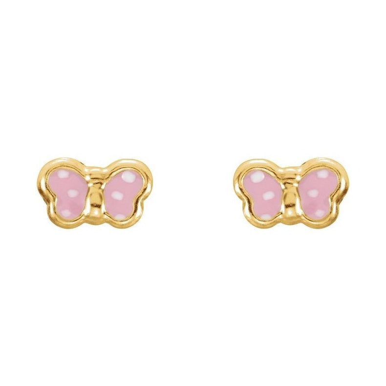 Youth Enamel Butterfly Earrings