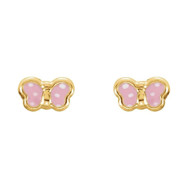 Youth Enamel Butterfly Earrings