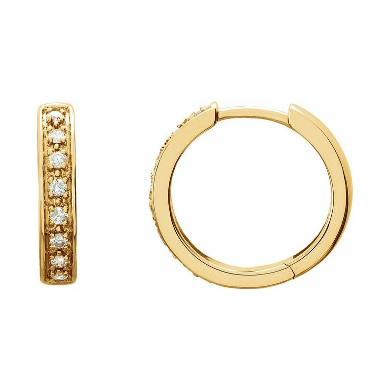 Accented Hoop Earrings