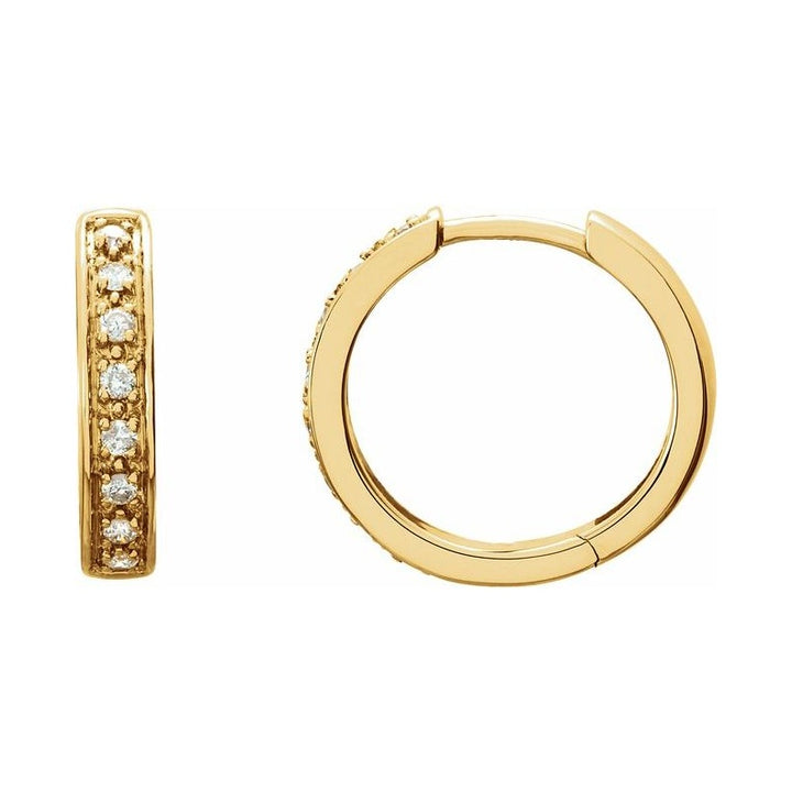 Accented Hoop Earrings