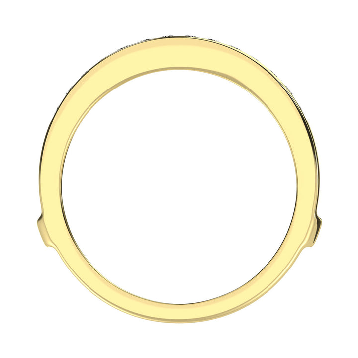 Diamond 1/2 Ct.Tw. Guard Ring in 14K Yellow Gold
