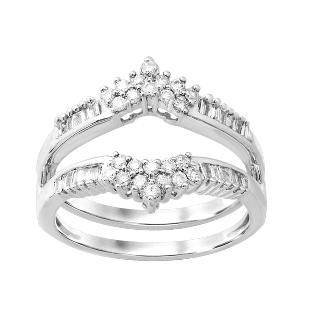14K  0.53CT  Diamond RING GUARD