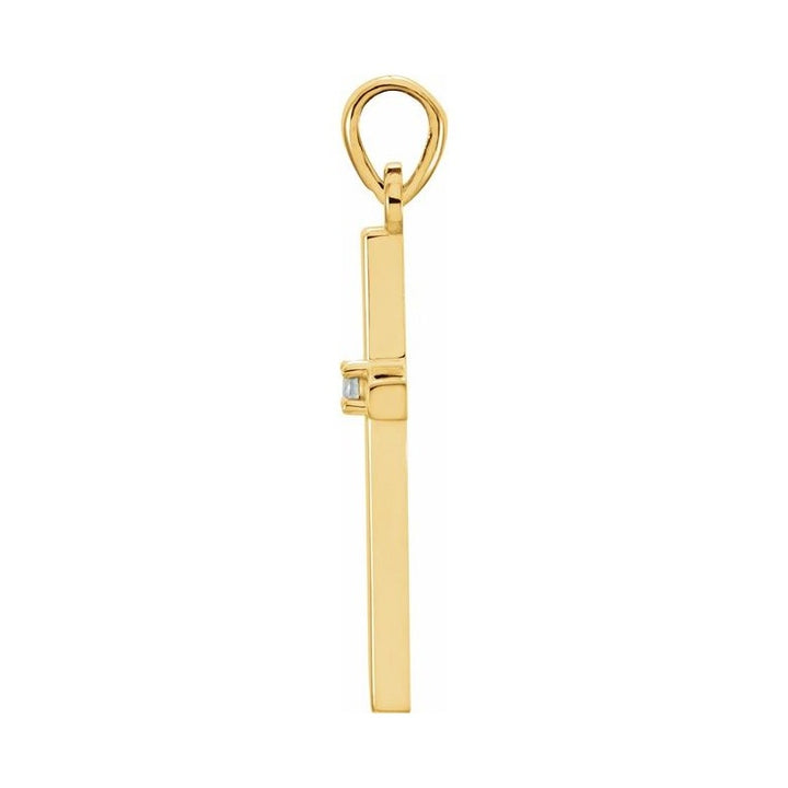 Birthstone Cross Pendant
