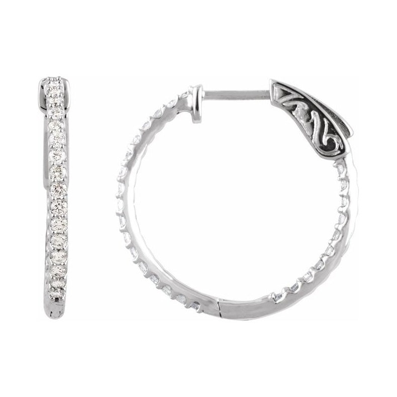 Inside-Outside Hoop Earrings