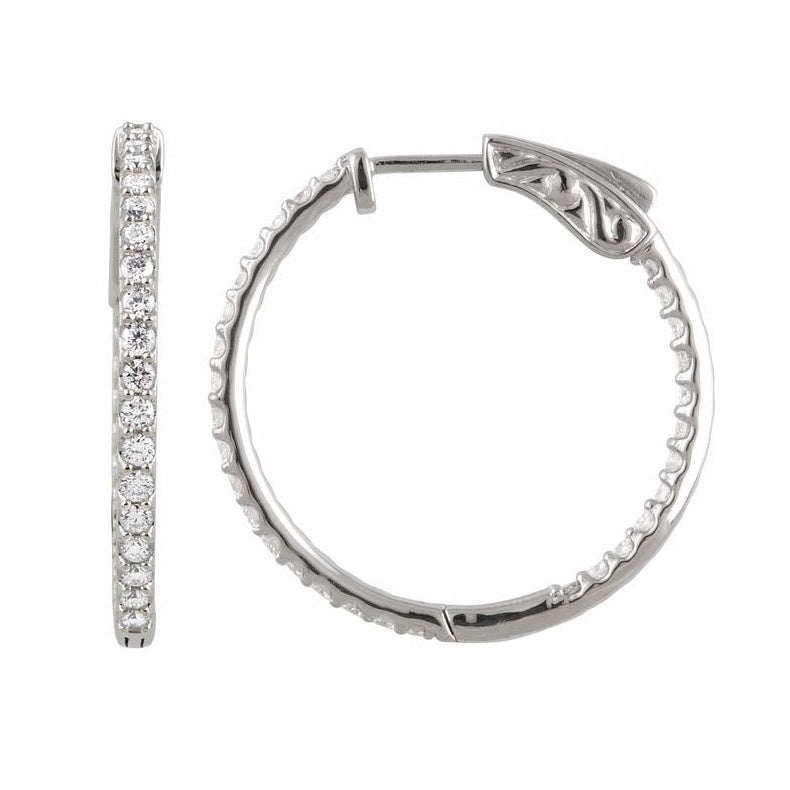 Inside-Outside Hoop Earrings