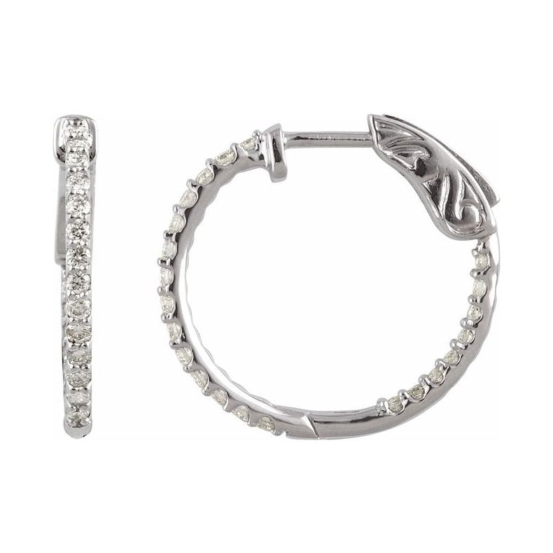 Inside-Outside Hoop Earrings
