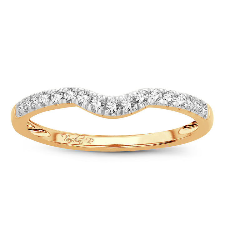14K Yellow Gold Lab Diamond Enhancer Ring Band