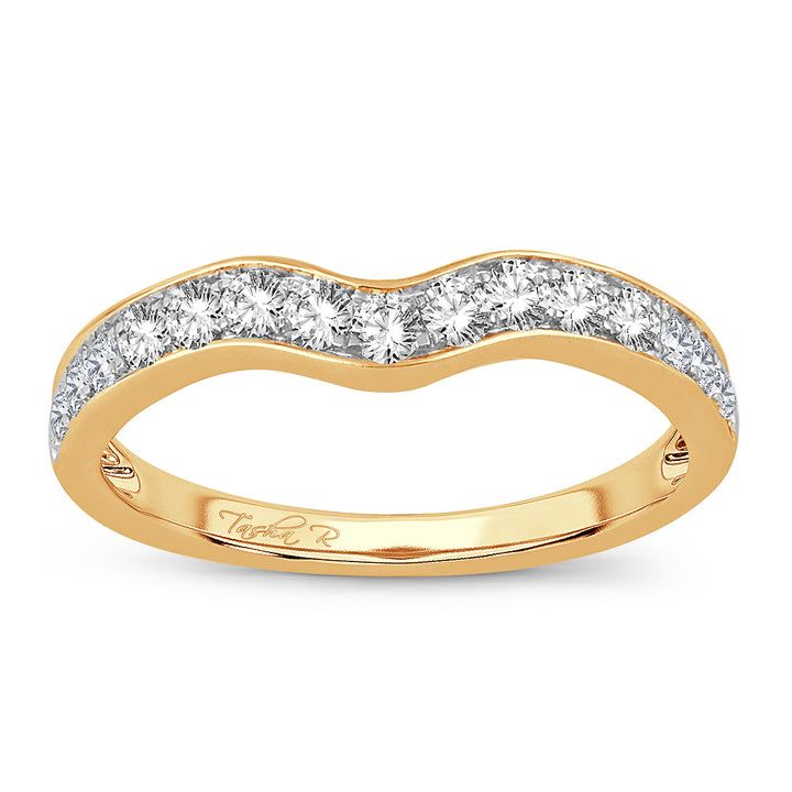 14K Yellow Gold Lab Diamond Enhancer Ring Band