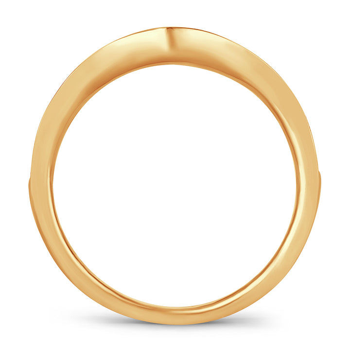 14K Yellow Gold Lab Diamond Enhancer Ring Band