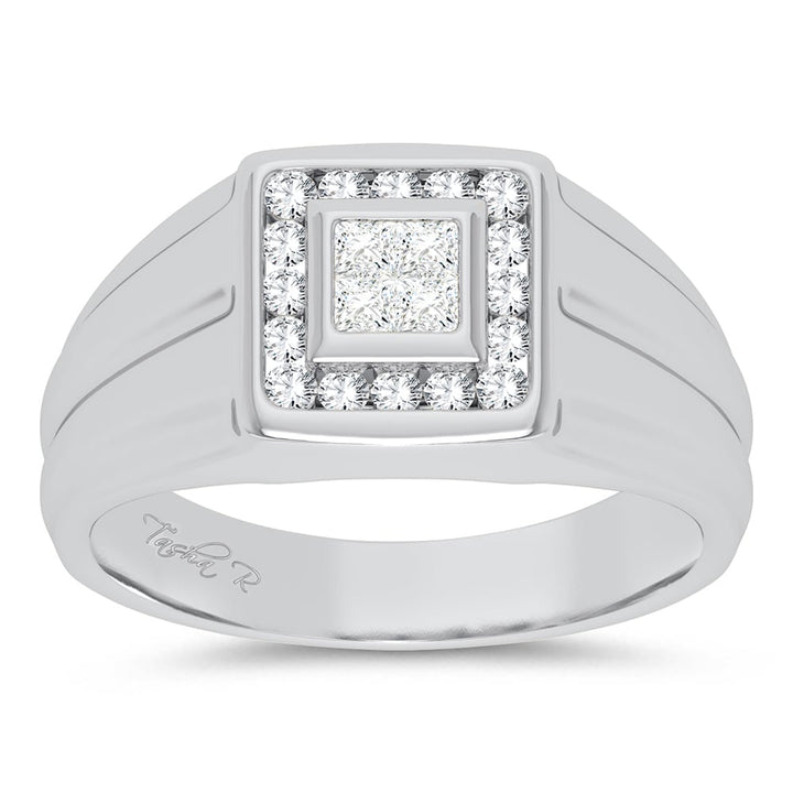 14K 0.50CT DIAMOND MENS RING