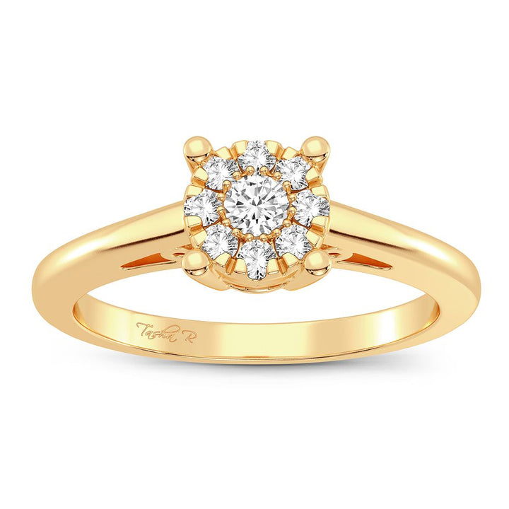 10K 0.14CT Diamond Ring