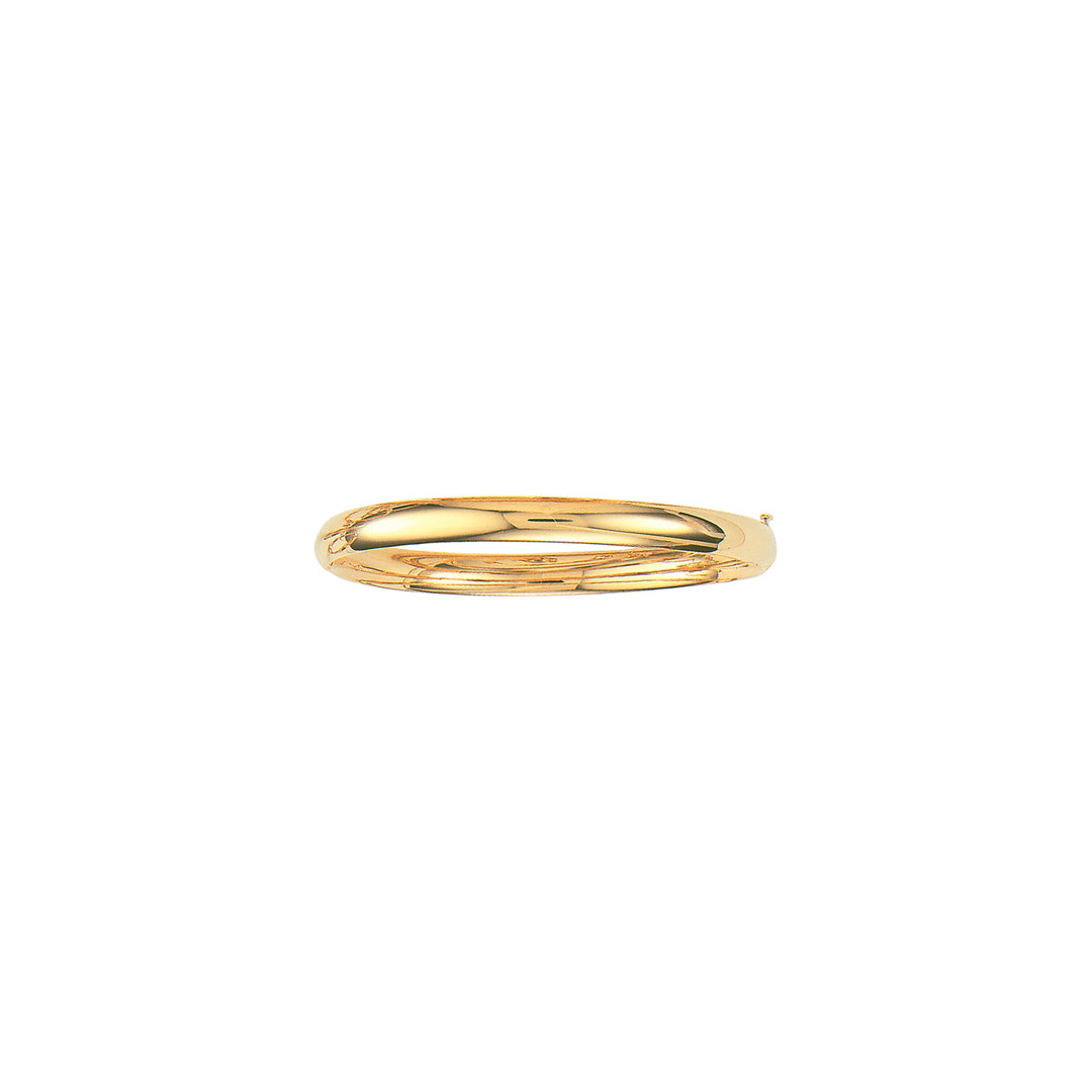 14K Gold Polished 6mm Bangle