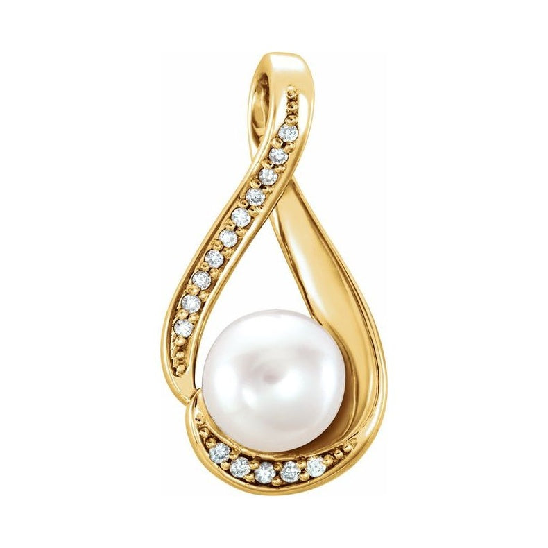 Accented Pearl Pendant