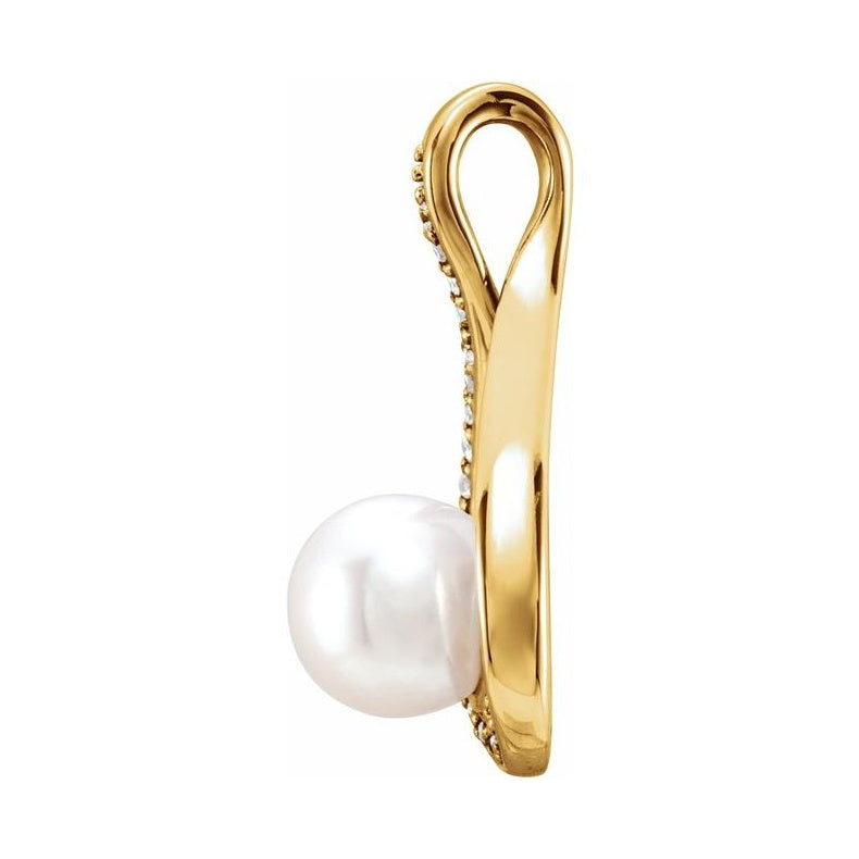 Accented Pearl Pendant