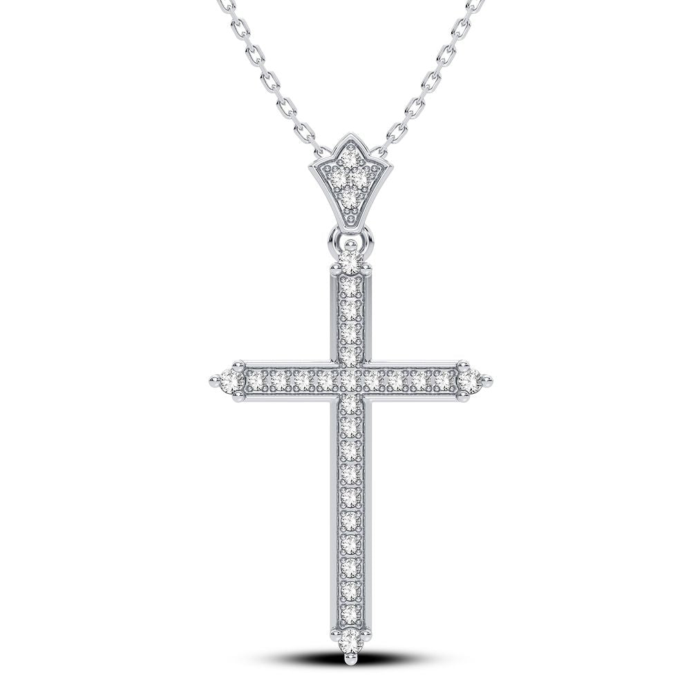 Divine Brilliance: 14K Lab Grown Diamond Religious Pendant