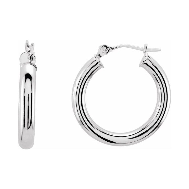 Tube Hoop Earrings