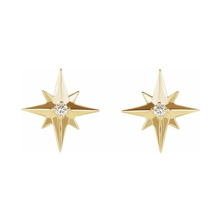 Accented Star Earrings