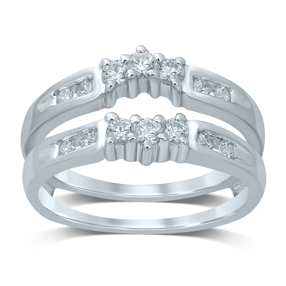 14K 0.52CT Diamond RING GUARD