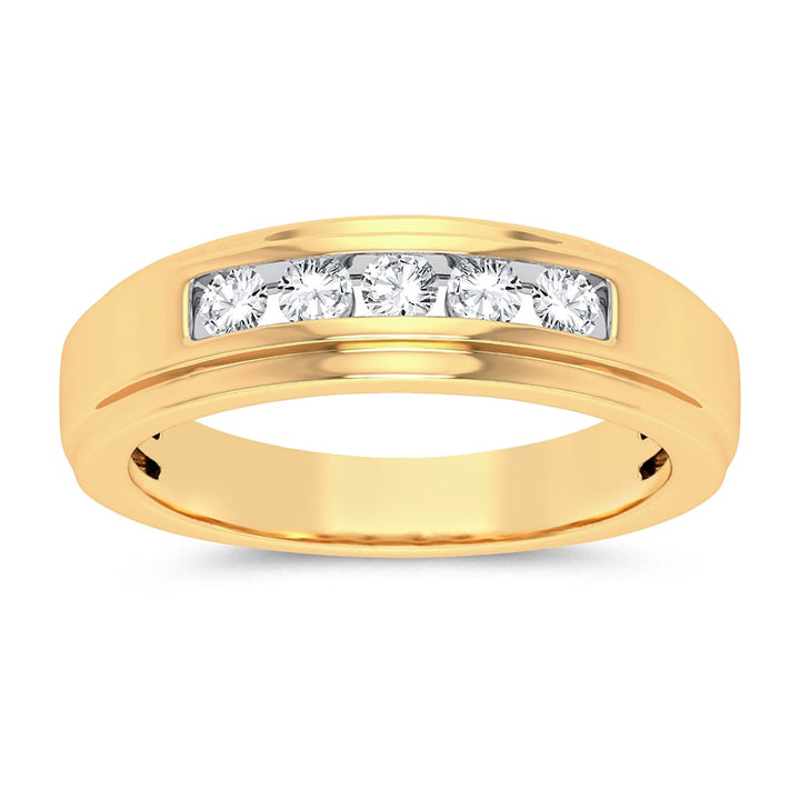 14K 0.50CT DIAMOND MENS RING