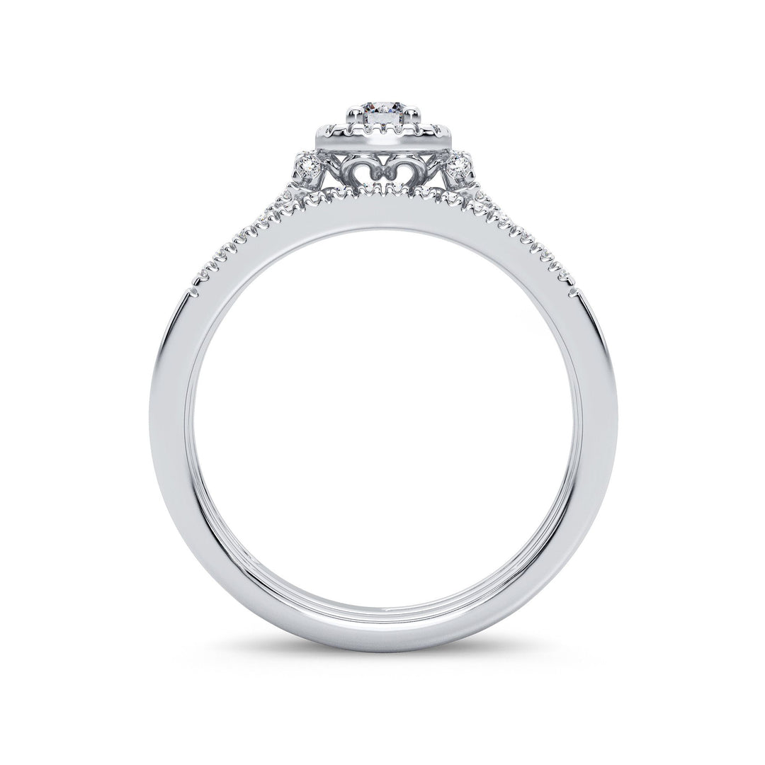 14K 0.33CT Diamond Bridal Ring