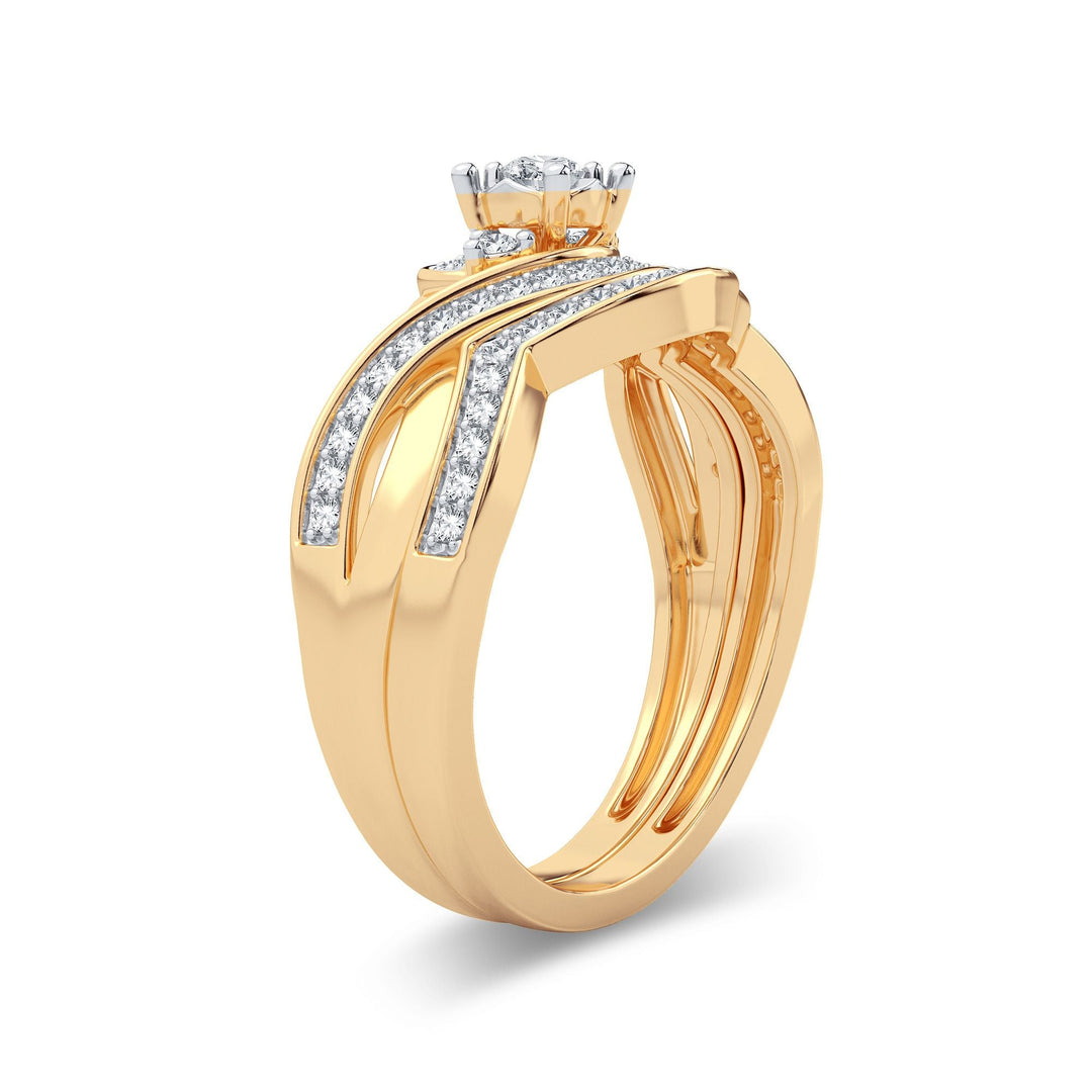 14K 0.33CT Diamond Bridal Ring