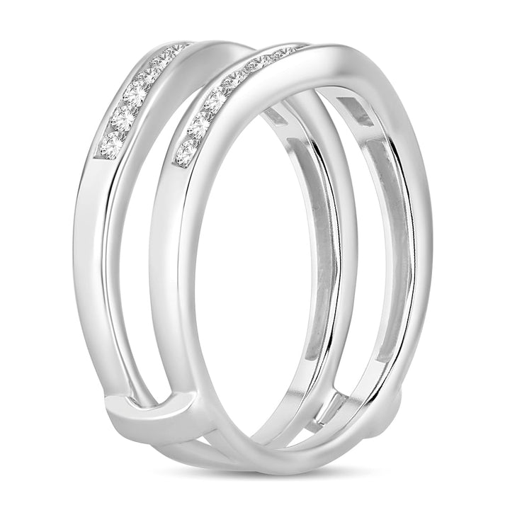 14K 0.50CT Diamond RING GUARD
