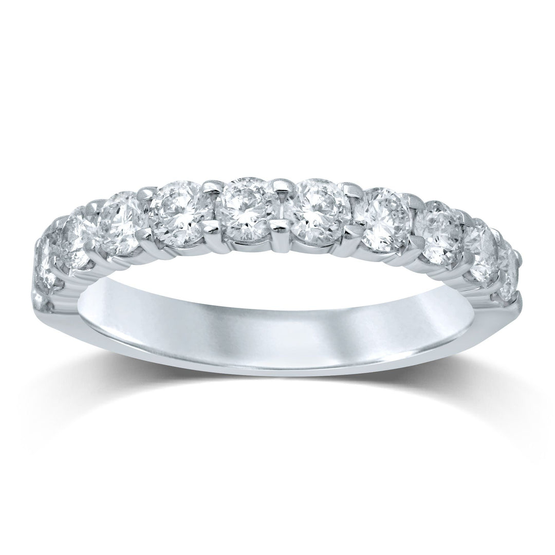Magnifcnet 14K 0.75CT Diamond Ladies Band  (11 Diamond Stones)