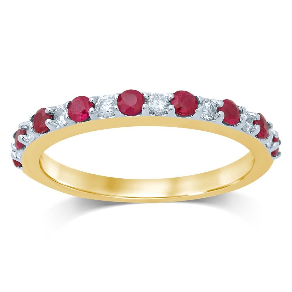 14k White Gold Lab Diamond Womens Elegant Band Ring