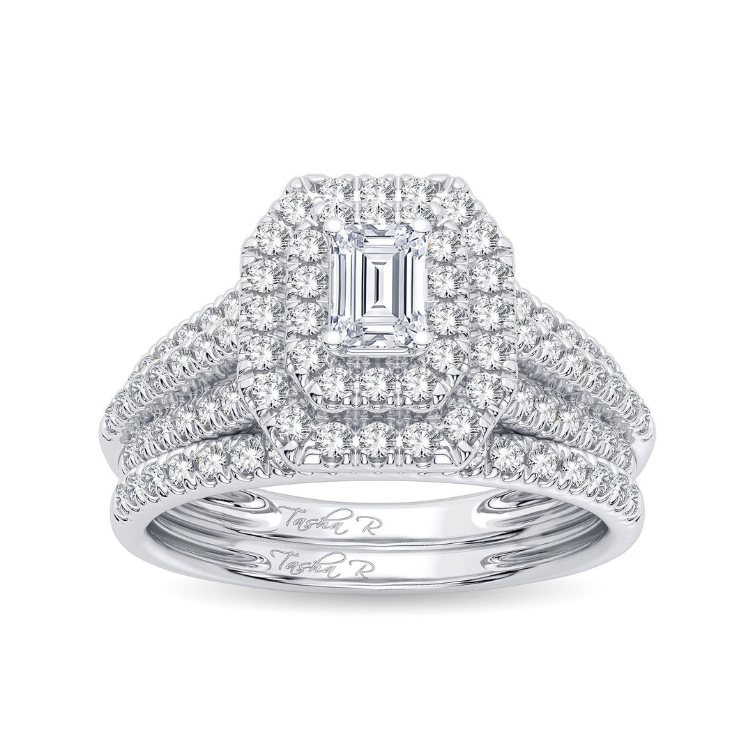 Brilliant 14k White Gold Lab Diamond Engagement Ring