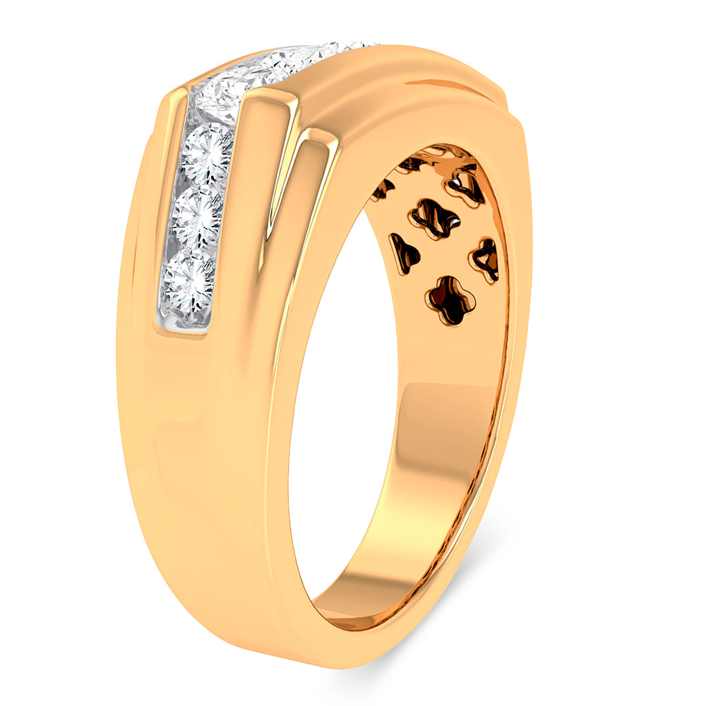 14K 1.00CT DIAMOND MEN'S RING