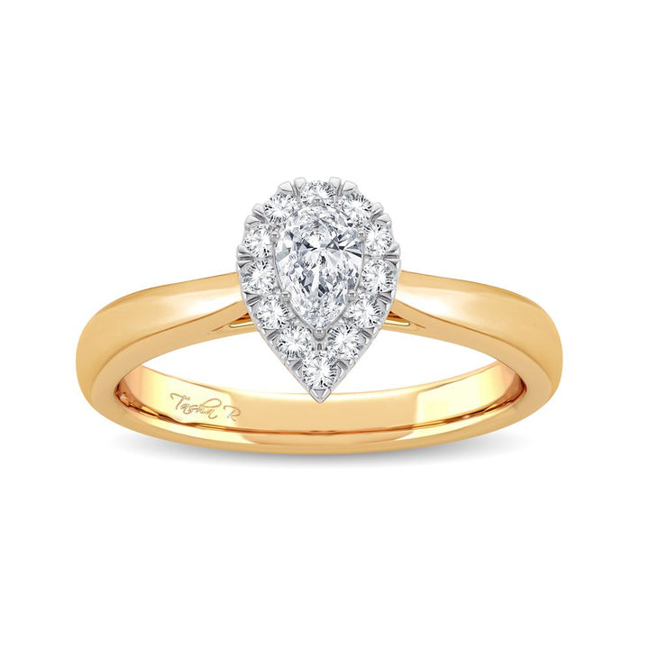 14K 0.33ct Diamond Promise Ring