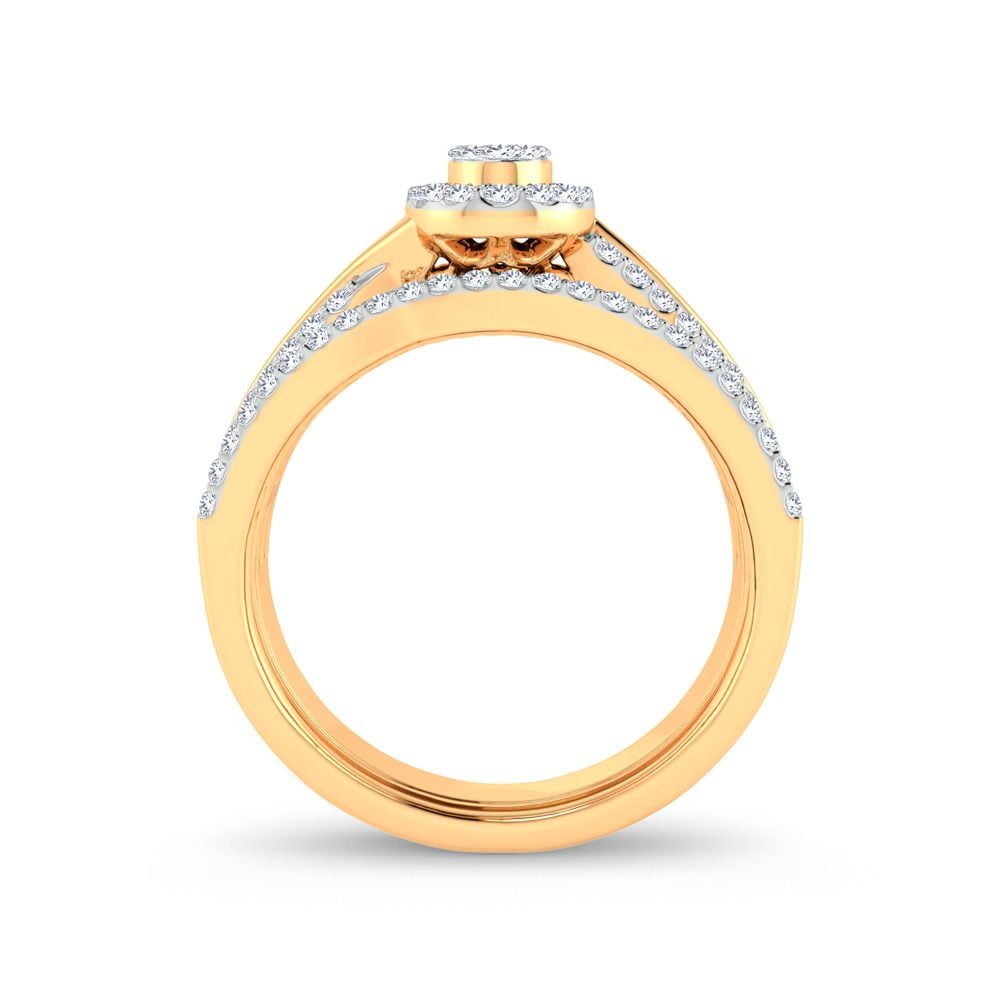14K 0.50ct Diamond Bridal Ring