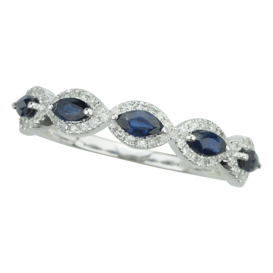 14k White Gold Lab Diamond Womens Delicate Ring