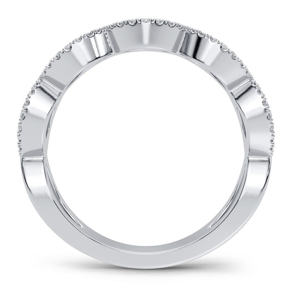 14k White Gold 0.20CT Lab Diamond Solitaire Ring