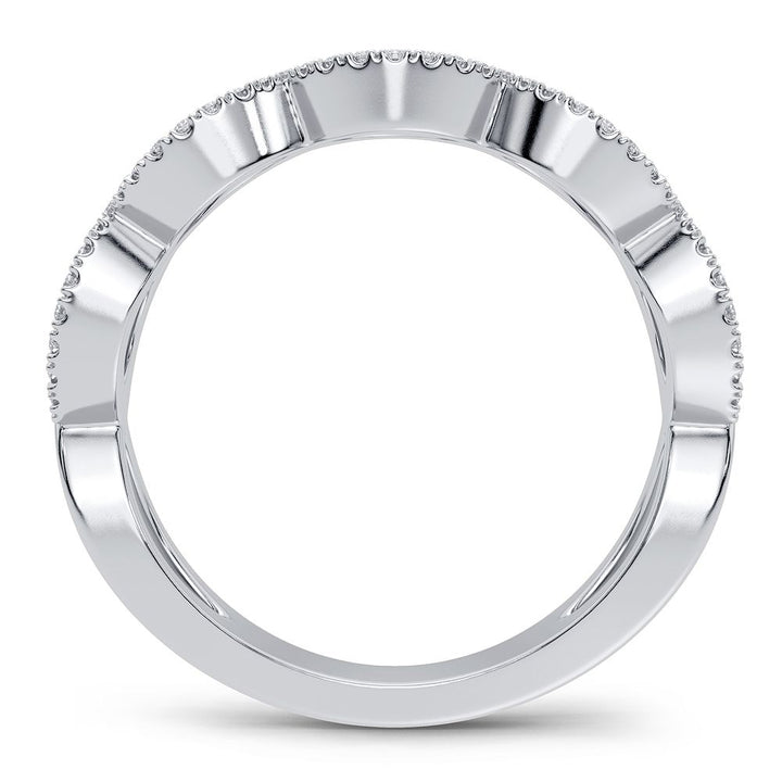 14k White Gold 0.20CT Lab Diamond Solitaire Ring